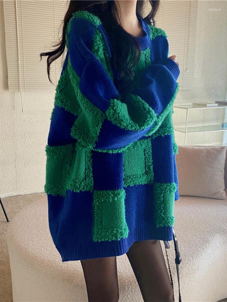 Casual Dresses 2022 Autumn And Winter Retro Korean Version Loose Contrast Color Plaid Thickened Sweater Coat Women's Lazy Wind Knitted, Black
Casual Dresses 2022 Autumn And Winter Retro Korean Version Loose Contrast Color Plaid Thickened Sweater Coat Women's Lazy Wind Knitted, Black