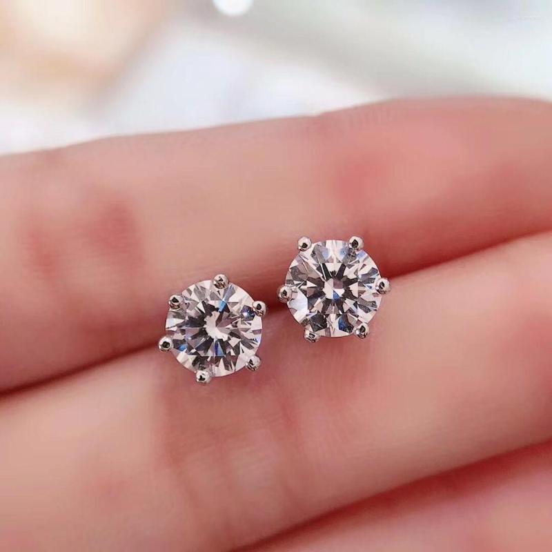 Stud Earrings Simple 925 Silver Moissanite For Party 6.5mm D Color Jewelry Round
Stud Earrings Simple 925 Silver Moissanite For Party 6.5mm D Color Jewelry Round
