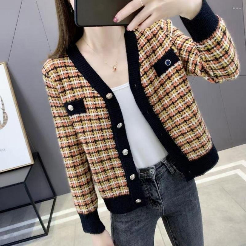 Women' Knits Ladies Cardigans Long Sleeve Knitted Argyle Sweaters Women Korean Pink Female Jumper Cardigan Jacket With Buttons W256, Black
Women' Knits Ladies Cardigans Long Sleeve Knitted Argyle Sweaters Women Korean Pink Female Jumper Cardigan Jacket With Buttons W256, Black