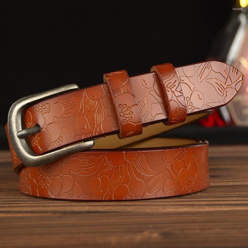 Belts Women Thin Genuine Leather Belt Womens 6 Colour Floral Carved For Ceinture Femme Female, Black
Belts Women Thin Genuine Leather Belt Womens 6 Colour Floral Carved For Ceinture Femme Female, Black