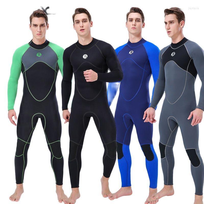 Women' Swimwear 3MM Neoprene Wetsuit Men Scuba Diving Suit Full Body One Piece Surfsuit Spearfishing Snorkeling Winter Thermal Swimsuit, Black 
Women' Swimwear 3MM Neoprene Wetsuit Men Scuba Diving Suit Full Body One Piece Surfsuit Spearfishing Snorkeling Winter Thermal Swimsuit, Black