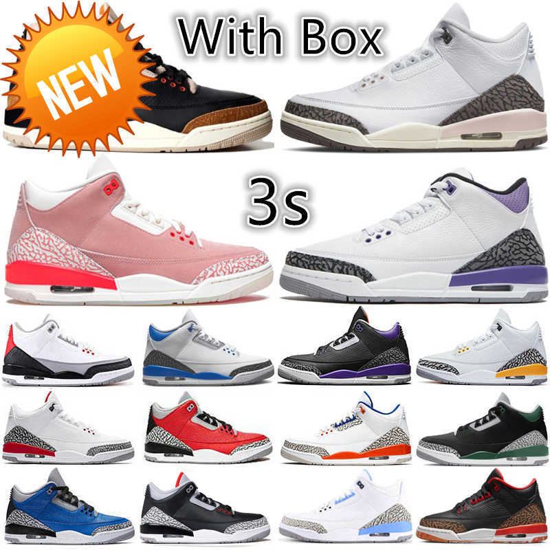 NEW With Box Men Basketball Shoes 3s Jumpman 3 Neapolitan Dark Iris Rust Pink Desert Elephant Kumquat Shady Cardinal Red Mens Trainers, 28
NEW With Box Men Basketball Shoes 3s Jumpman 3 Neapolitan Dark Iris Rust Pink Desert Elephant Kumquat Shady Cardinal Red Mens Trainers, 28