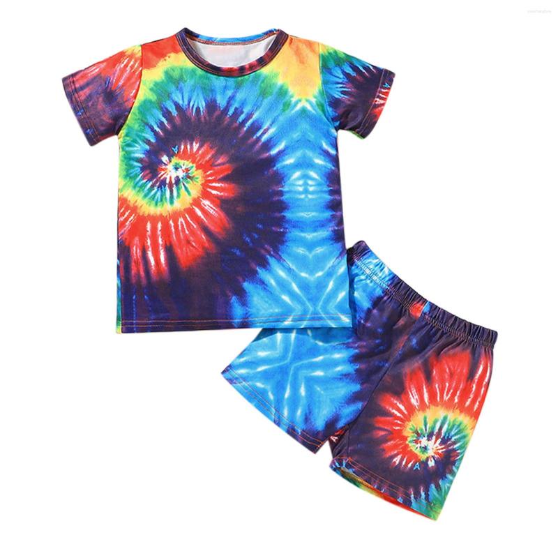 Clothing Sets Baby Boy Outfits O Neck Tie-Dye Print Short Sleeve Tops Shorts 2PCS Clothes Set Children Boys, Multicolor
Clothing Sets Baby Boy Outfits O Neck Tie-Dye Print Short Sleeve Tops Shorts 2PCS Clothes Set Children Boys, Multicolor