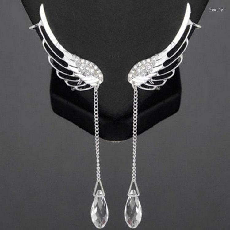 Backs Earrings Angel Wing Clip On No Pierced Ears Statement Jewelry CZ Crystal Tassel Without Piercing
Backs Earrings Angel Wing Clip On No Pierced Ears Statement Jewelry CZ Crystal Tassel Without Piercing