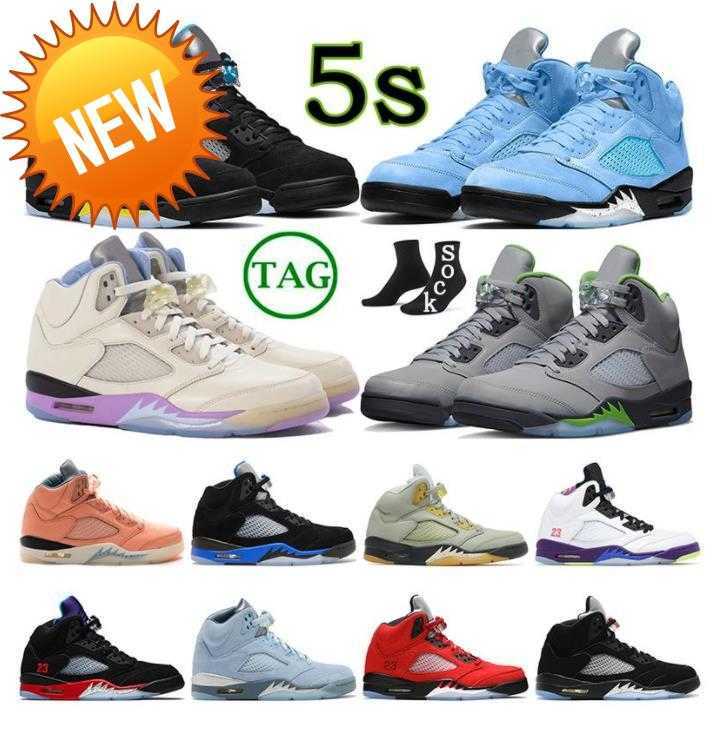 NEW Jumpman 5 Basketball Shoes Men 5s Green Bean Dark Concord Racer Blue Raging Bull Red Jade Horizon UNC Stealth Easter Mens Trainers, 12
NEW Jumpman 5 Basketball Shoes Men 5s Green Bean Dark Concord Racer Blue Raging Bull Red Jade Horizon UNC Stealth Easter Mens Trainers, 12