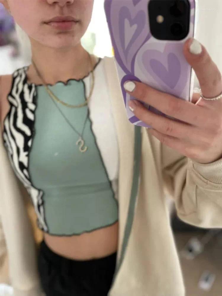 Women's Tanks Stripe Graphic Patchwork Rib Knit Ruched Crop Vest Women Clothes Summer Harajuku Sleeveless Tank Tops Streetwear 2022, Black
Women's Tanks Stripe Graphic Patchwork Rib Knit Ruched Crop Vest Women Clothes Summer Harajuku Sleeveless Tank Tops Streetwear 2022, Black