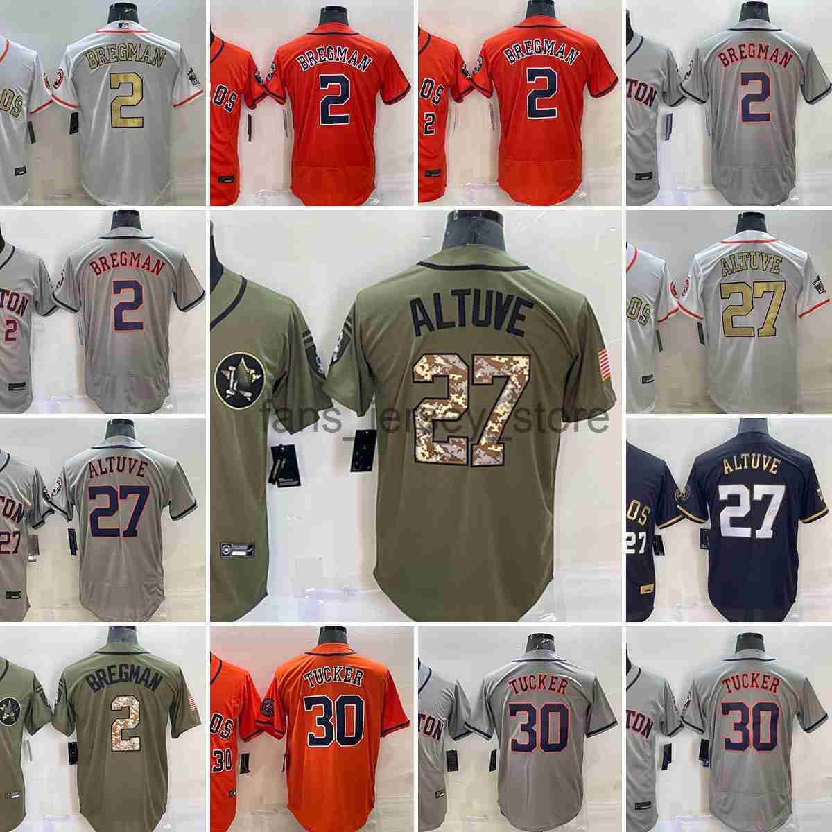 2022 New Baseball 27 Jose Altuve Jersey 2 Alex Bregman 30 Kyle Tucker Grey White Black Stitched Jerseys, As picture(with team name)
2022 New Baseball 27 Jose Altuve Jersey 2 Alex Bregman 30 Kyle Tucker Grey White Black Stitched Jerseys, As picture(with team name)
