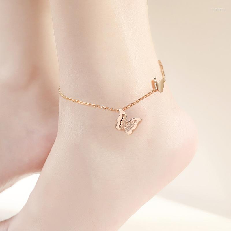 Anklets Women Girl Beach Dainty Butterfly Summer Holiday Accessories Ankle Bracelet Stainless Steel Sandals Barefoot Leg Anklet
Anklets Women Girl Beach Dainty Butterfly Summer Holiday Accessories Ankle Bracelet Stainless Steel Sandals Barefoot Leg Anklet