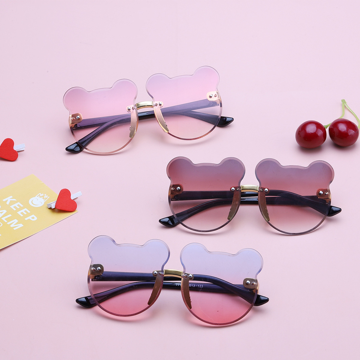 Girls Boys Cute Bear Animal Cartoon Rimless Sunglasses Children Retro Round Sunglasses Outdoor UV400 Baby Shade Glasses Eyewear
Girls Boys Cute Bear Animal Cartoon Rimless Sunglasses Children Retro Round Sunglasses Outdoor UV400 Baby Shade Glasses Eyewear