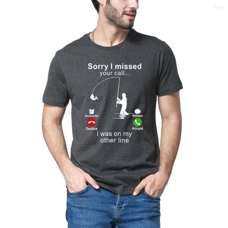 Men's T Shirts Sorry I Missed Your Call Fishing Funny Men Women Shirt Cotton Mens 2022 Streetwear Homme Tops Tees
Men's T Shirts Sorry I Missed Your Call Fishing Funny Men Women Shirt Cotton Mens 2022 Streetwear Homme Tops Tees