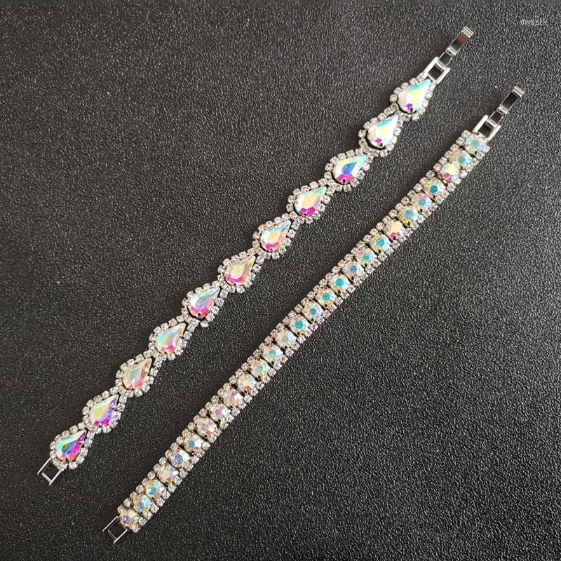 Link Bracelets SLBRIDA Silver Color Waterdrop AB Crystal Women Girls Fashion Daily Bracelet Bridal Wedding Rhinestones
Link Bracelets SLBRIDA Silver Color Waterdrop AB Crystal Women Girls Fashion Daily Bracelet Bridal Wedding Rhinestones