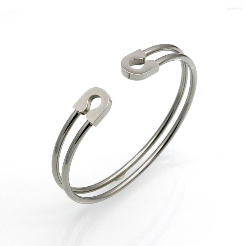 Bangle Delicate Fashion Classic Pin Bracelets & Bangles Jewelry Stainless Steel Shape For Women Party Gift
Bangle Delicate Fashion Classic Pin Bracelets & Bangles Jewelry Stainless Steel Shape For Women Party Gift