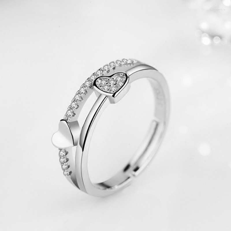 Wedding Rings Women Copper Rhinestone Plated Bling Ring Heart Love For Lover Christmas Jewelry Gift Est Fashion 
Wedding Rings Women Copper Rhinestone Plated Bling Ring Heart Love For Lover Christmas Jewelry Gift Est Fashion
