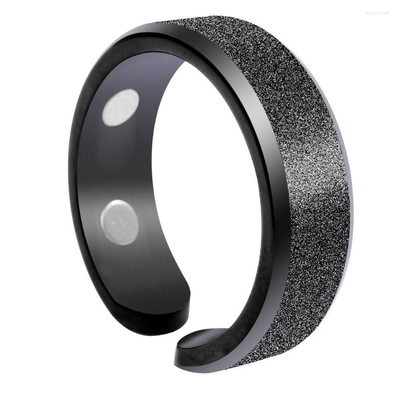 Wedding Rings EBUTY Men Magnet Ring Stainless Steel Matte Metal Geometric Open Fashion Simple Trendy Minimalist Solid Circle Adjustable
Wedding Rings EBUTY Men Magnet Ring Stainless Steel Matte Metal Geometric Open Fashion Simple Trendy Minimalist Solid Circle Adjustable