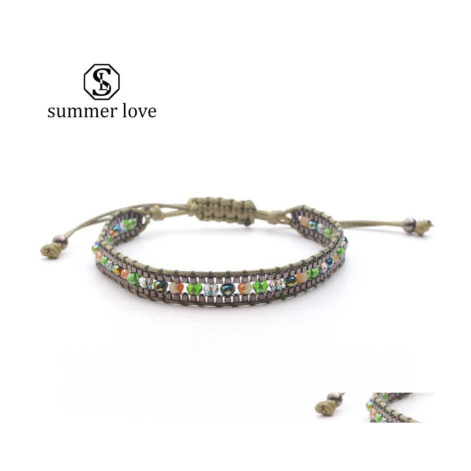 Link Chain Handmade Woven Acrylic Mticolor Beads Bracelets For Women Bohemian Adjustable Size Hollow Rice Bracelet Ethnic Jewelry G Dhz2W
Link Chain Handmade Woven Acrylic Mticolor Beads Bracelets For Women Bohemian Adjustable Size Hollow Rice Bracelet Ethnic Jewelry G Dhz2W