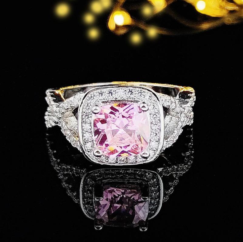 Wedding Rings Vintage Twisted Side Cushion Cut Zircon Engagement Ring For Women Jewelry Finger R1910
Wedding Rings Vintage Twisted Side Cushion Cut Zircon Engagement Ring For Women Jewelry Finger R1910