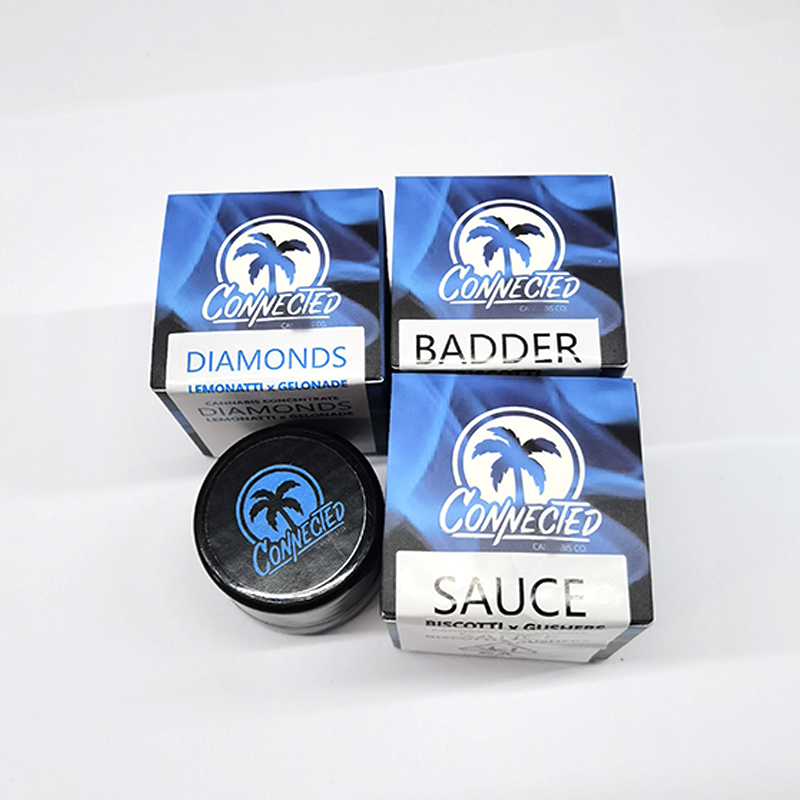Connected glass jar Packaging for Wax Sauce Badder Extracts 0.035oz Concentrates Container rosin wholesale Childproof Caps with label best live resin packaging
Connected glass jar Packaging for Wax Sauce Badder Extracts 0.035oz Concentrates Container rosin wholesale Childproof Caps with label best live resin packaging