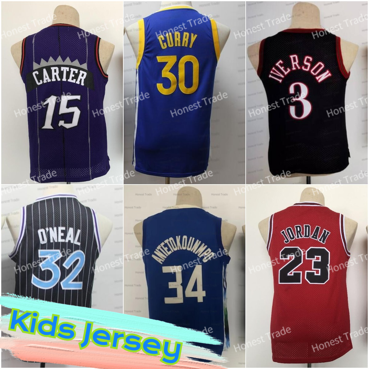 Kids Basketball Jersey 34 Giannis Shaq Carter Allen Iverson Luka Curry Doncic Harden Stitched White Blue Black Retro Youth Stitched Jerseys Gifts For Children Fans, Kids jersey
Kids Basketball Jersey 34 Giannis Shaq Carter Allen Iverson Luka Curry Doncic Harden Stitched White Blue Black Retro Youth Stitched Jerseys Gifts For Children Fans, Kids jersey