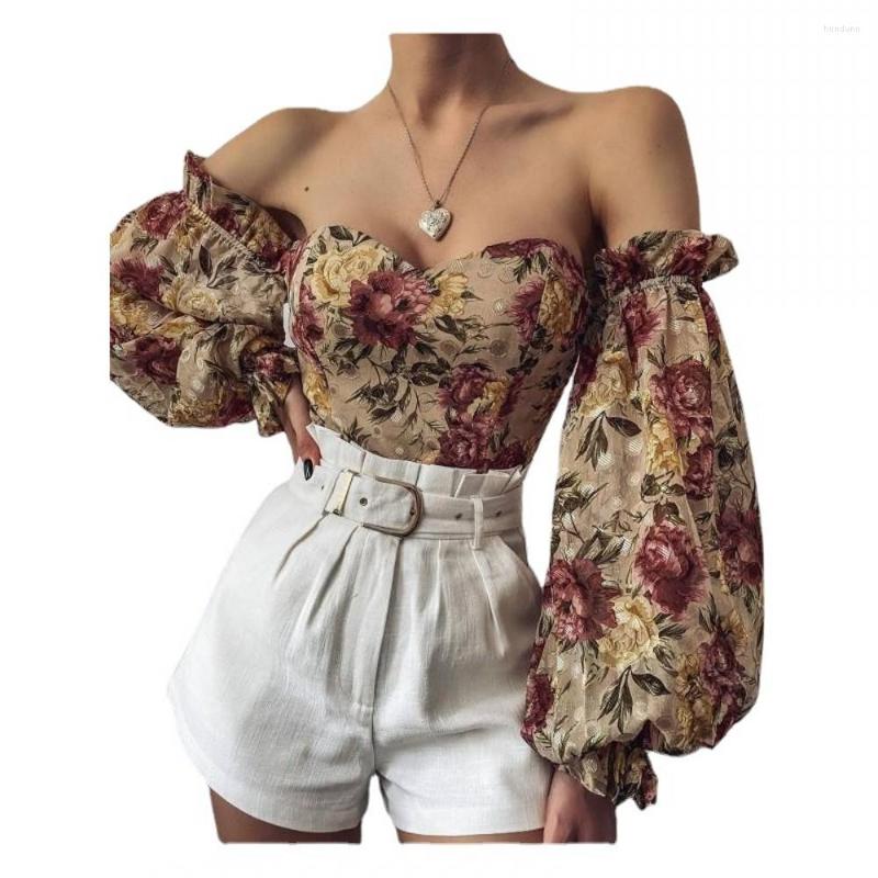 Women' Blouses 2022 Long Sleeve Slim Body Top Fashion Sexy Road Shoulder Wrap Chest Print Lantern Chiffon Blouse, Khaki
Women' Blouses 2022 Long Sleeve Slim Body Top Fashion Sexy Road Shoulder Wrap Chest Print Lantern Chiffon Blouse, Khaki