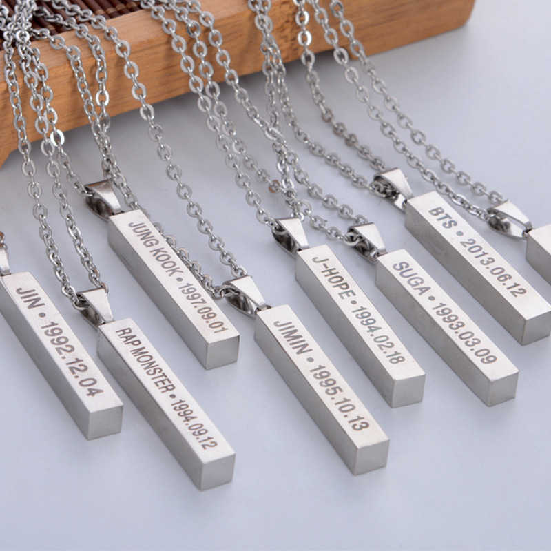 Personalized Unisex Jewelry Korea Kpop Bts A.r.m.y Pendant Necklaces Fashion Stainless Steel Jewelry Us Army Letters Necklace/
Personalized Unisex Jewelry Korea Kpop Bts A.r.m.y Pendant Necklaces Fashion Stainless Steel Jewelry Us Army Letters Necklace/
