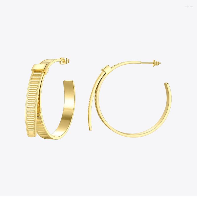 Hoop Earrings ENFASHION Cable Tie Knot For Women Personality Stainless Steel Gold Color Hoops Earings Fashion Jewelry 2022 E1157
Hoop Earrings ENFASHION Cable Tie Knot For Women Personality Stainless Steel Gold Color Hoops Earings Fashion Jewelry 2022 E1157