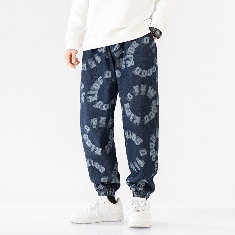 Men's Jeans 2022 Spring Tide Brand Printed Letter Straight Leg Pants Korean Version Large Size Loose Nine, Black
Men's Jeans 2022 Spring Tide Brand Printed Letter Straight Leg Pants Korean Version Large Size Loose Nine, Black