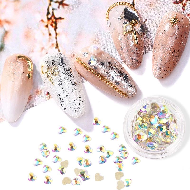 Nail Art Decorations 10pcs AB Crystal 6 6mm Rhinestones Set Gems Iridescent Clear Class Multi-Shape Flat Back Shiny Jewels
Nail Art Decorations 10pcs AB Crystal 6 6mm Rhinestones Set Gems Iridescent Clear Class Multi-Shape Flat Back Shiny Jewels