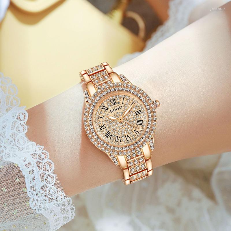 Wristwatches Women Watches Top Luxury Alloy Diamond Quartz Ladies Wrist Stainless Steel Clock Female Watch Relogio Feminino, Gold
Wristwatches Women Watches Top Luxury Alloy Diamond Quartz Ladies Wrist Stainless Steel Clock Female Watch Relogio Feminino, Gold