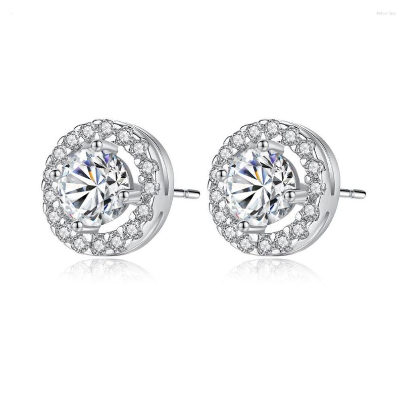Stud Earrings Luxury Round Hearts& Arrows Cut High Quality Cubic Zirconia Stone Women Jewelry Wholesale
Stud Earrings Luxury Round Hearts& Arrows Cut High Quality Cubic Zirconia Stone Women Jewelry Wholesale