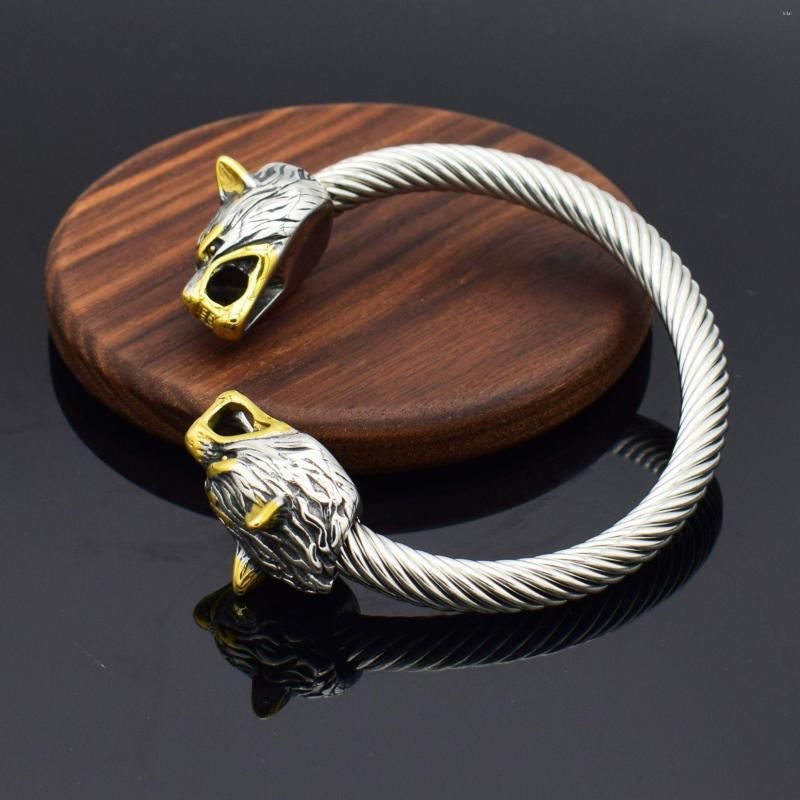 Bangle Stainless Steel Viking Dragon Wolf Bracelet Pagan Man Jewelry Cuff Wrisband 2023
Bangle Stainless Steel Viking Dragon Wolf Bracelet Pagan Man Jewelry Cuff Wrisband 2023