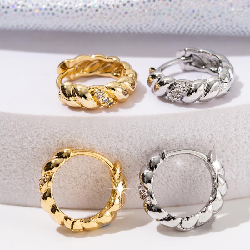 Hoop Earrings European Shiny Twist Smooth Luxury 10mm Gold Color Zircon For Women Streetwear Earring Accessory Jewelry
Hoop Earrings European Shiny Twist Smooth Luxury 10mm Gold Color Zircon For Women Streetwear Earring Accessory Jewelry