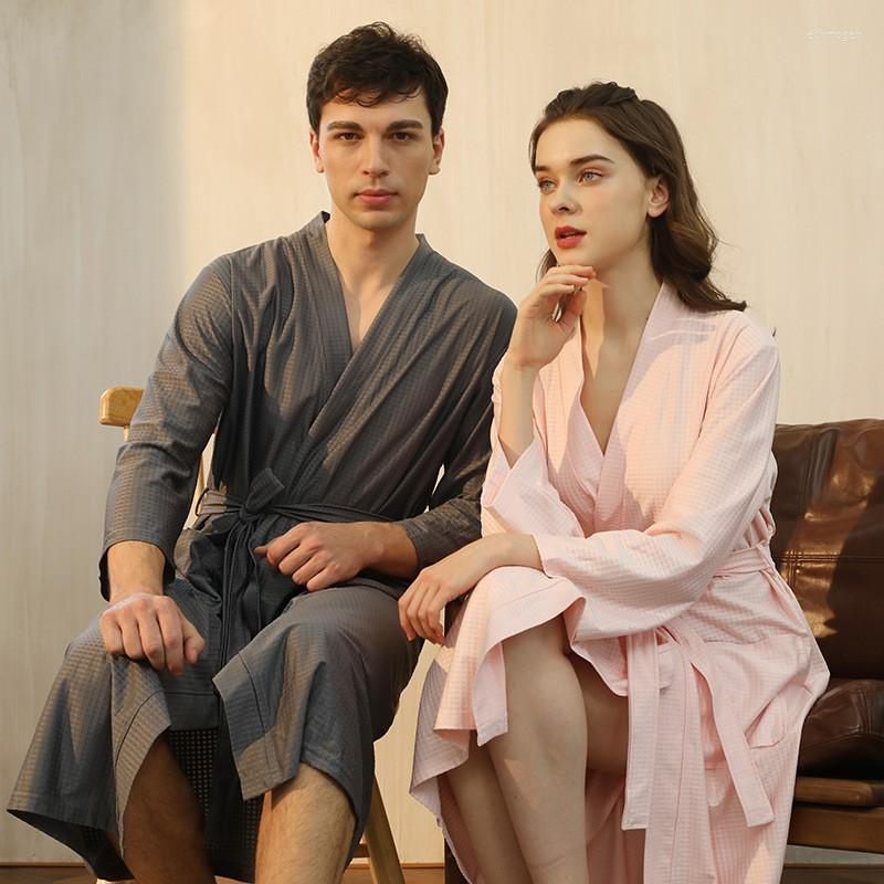 Men's Sleepwear Plus Size 3XL Robe Waffle Women Bathrobe Autumn Lovers' Casual Men Nightgown Soft Kimono Bride Groom Wedding Gown, Hot pink women a8
Men's Sleepwear Plus Size 3XL Robe Waffle Women Bathrobe Autumn Lovers' Casual Men Nightgown Soft Kimono Bride Groom Wedding Gown, Hot pink women a8