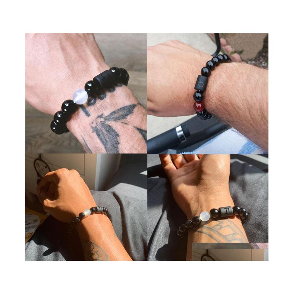Beaded Strands 12 Constellation Black Agate 10Mm Beaded Bracelets For Men Women Tiger Eyes Beads Natural Stone Bracelet Jewelry Chr Dhwec
Beaded Strands 12 Constellation Black Agate 10Mm Beaded Bracelets For Men Women Tiger Eyes Beads Natural Stone Bracelet Jewelry Chr Dhwec