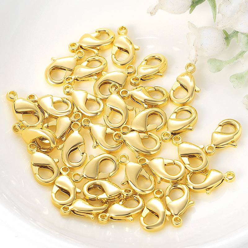 Gold Plated Lobster Clasps for Necklace Bracelet DIY Jewelry Making Supplies Wholesale
Gold Plated Lobster Clasps for Necklace Bracelet DIY Jewelry Making Supplies Wholesale