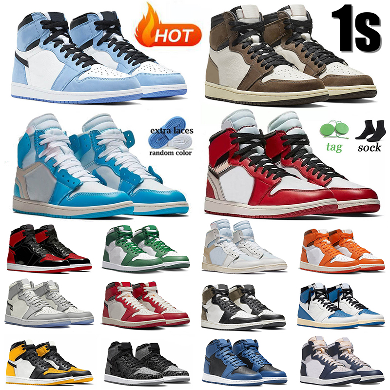 Hot Jumpman 1 1s Basketball Shoes Mens Women Trainers University Blue TS Dark Mocha Unc Chicago Patent Bred Gorge Green Starfish Lost Found Taxi Sneakers Outdoor 36-46
Hot Jumpman 1 1s Basketball Shoes Mens Women Trainers University Blue TS Dark Mocha Unc Chicago Patent Bred Gorge Green Starfish Lost Found Taxi Sneakers Outdoor 36-46