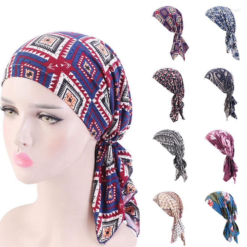 Ethnic Clothing Printed Head Scarf Stretch Baotou Cap Muslim Women Turban Hat Ladies Soft Hijabs Headwear Female Chemo Hair Accessories
Ethnic Clothing Printed Head Scarf Stretch Baotou Cap Muslim Women Turban Hat Ladies Soft Hijabs Headwear Female Chemo Hair Accessories