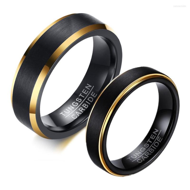 Wedding Rings Promise Tungsten Carbide Bands Couple For Women Black Matte Male Lovers Gift Engagement Jewelry 4mm 6mm
Wedding Rings Promise Tungsten Carbide Bands Couple For Women Black Matte Male Lovers Gift Engagement Jewelry 4mm 6mm