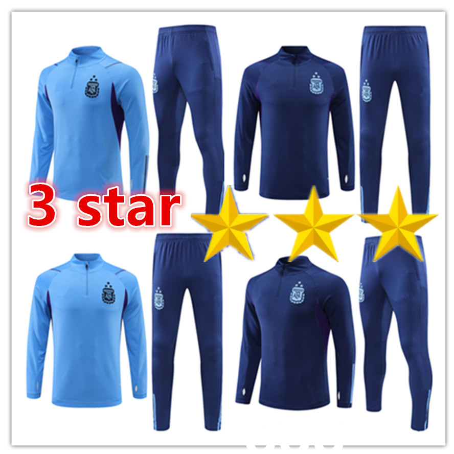 3 star Argentina tracksuit Soccer Jersey kit 2022 2023 mens jacket Football Shirts MESSIS DI MARIA DYBALA DE PAUL J. ALVAREZ MARADONA Men Kids training suit tracksuits
3 star Argentina tracksuit Soccer Jersey kit 2022 2023 mens jacket Football Shirts MESSIS DI MARIA DYBALA DE PAUL J. ALVAREZ MARADONA Men Kids training suit tracksuits