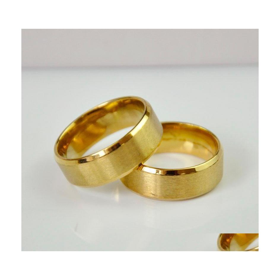 Band Rings Wholesale 50Pcs 316L Stainless Steel Style Fashion Gold Plain Flat Jewelry Finger Ring Men Women Acier Edelstahlringe Dro Dh2Xv
Band Rings Wholesale 50Pcs 316L Stainless Steel Style Fashion Gold Plain Flat Jewelry Finger Ring Men Women Acier Edelstahlringe Dro Dh2Xv