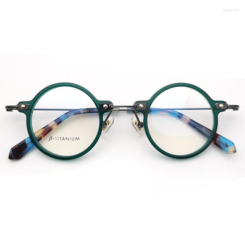 Sunglasses Frames 2022 Handmade Vintage Green Glasses Frame Metal Round Myopia Eye For Men Optical Anti Blue Light
Sunglasses Frames 2022 Handmade Vintage Green Glasses Frame Metal Round Myopia Eye For Men Optical Anti Blue Light