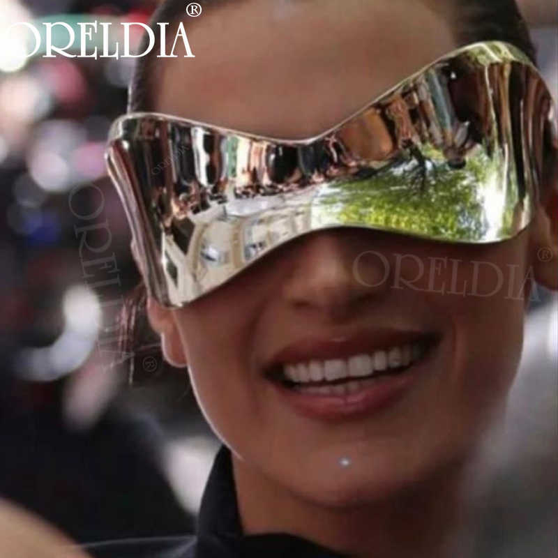 Oversized Punk Y2K Sunglasses Goggle New Women Men Sport Silver Futuristic Sun Glasses Female Rimless Eyeglasses De Sol Oculos 1219
Oversized Punk Y2K Sunglasses Goggle New Women Men Sport Silver Futuristic Sun Glasses Female Rimless Eyeglasses De Sol Oculos 1219