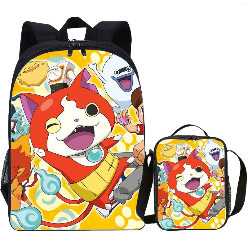School Bags Yo-kai Watch Backpack Boys Girls With Lunch Box Kids Game Cartoon Travel Schoolbags And Cooler Bag Suit
School Bags Yo-kai Watch Backpack Boys Girls With Lunch Box Kids Game Cartoon Travel Schoolbags And Cooler Bag Suit