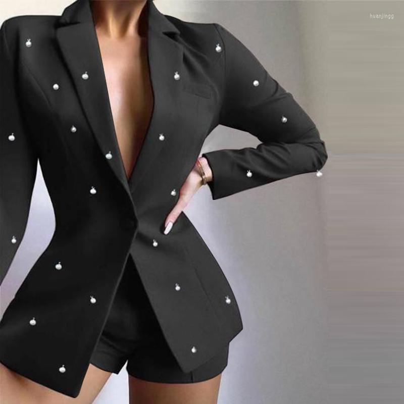 Women' Suits VONDA Elegant Fashion Women Printed Thin Blazer Lapel Button Up Femme Long Sleeve Polyester Poncho Pleated Coats Oversized, Black
Women' Suits VONDA Elegant Fashion Women Printed Thin Blazer Lapel Button Up Femme Long Sleeve Polyester Poncho Pleated Coats Oversized, Black