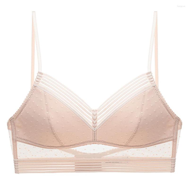 Bras Low Back Comfort Lifting Bra Lace Bralette Dot Mesh Ultra Thin Ladies Women Crop Top Exotic Apparel EK-, Nude 
Bras Low Back Comfort Lifting Bra Lace Bralette Dot Mesh Ultra Thin Ladies Women Crop Top Exotic Apparel EK-, Nude