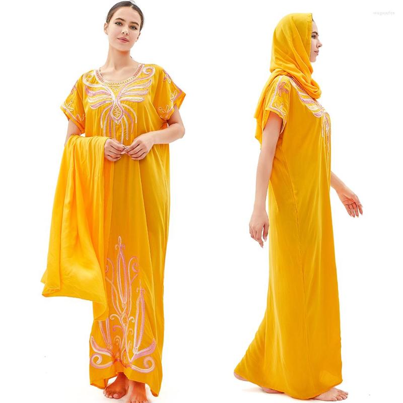 Ethnic Clothing Cotton Muslim Abaya Women's Middle East Kaftan Dashik Dress Africa India Saudi Pakistan Turban Embroidered Djellaba R08
Ethnic Clothing Cotton Muslim Abaya Women's Middle East Kaftan Dashik Dress Africa India Saudi Pakistan Turban Embroidered Djellaba R08