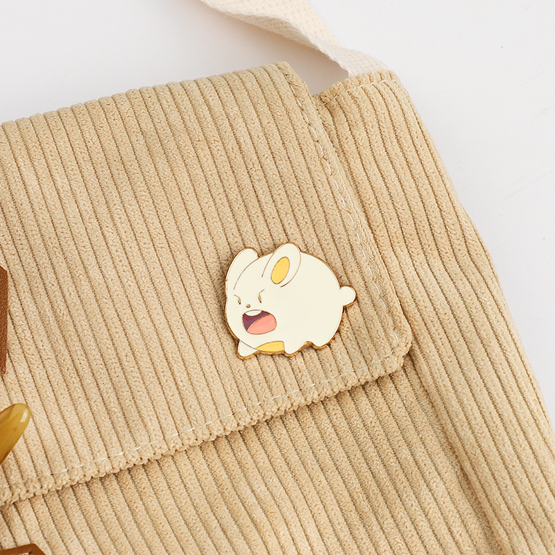 Japanese Cartoon Cute Animal Brooches for Women Badge Gold Plated Angry Rabbit Alloy Pins INS Student Clothes Accessories
Japanese Cartoon Cute Animal Brooches for Women Badge Gold Plated Angry Rabbit Alloy Pins INS Student Clothes Accessories