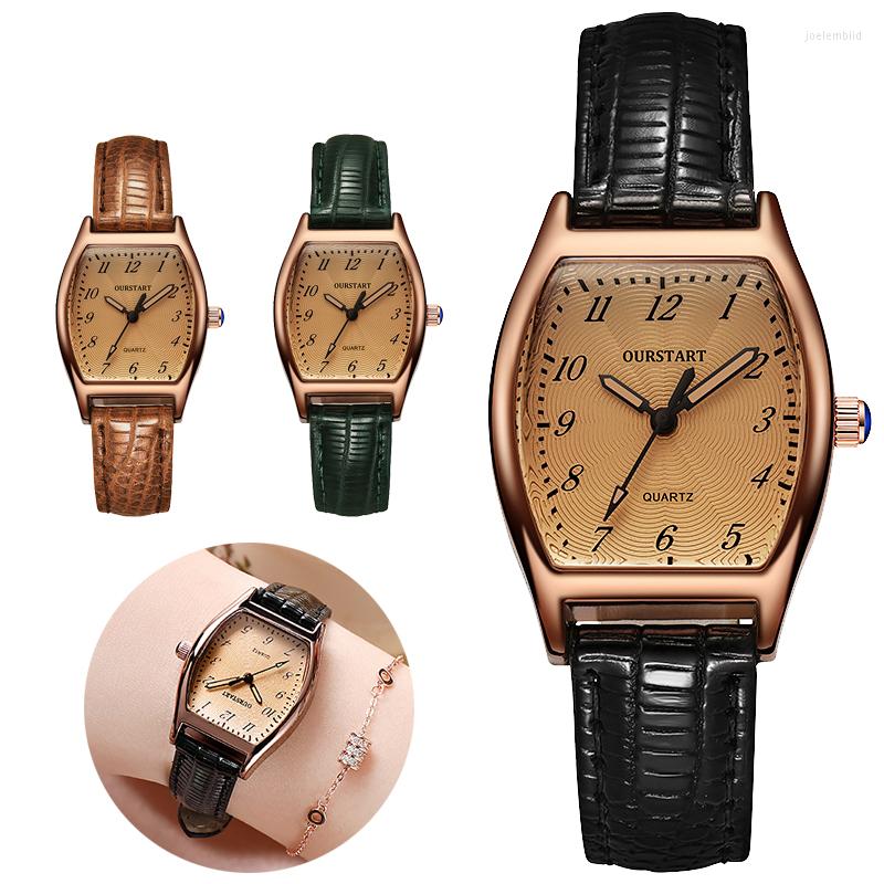 Wristwatches 2022 Women's Analog Quartz Watch Leather Strap Ladies Watches Simple And Elegant With Bracelet Gifts Female Dress Montre, Black
Wristwatches 2022 Women's Analog Quartz Watch Leather Strap Ladies Watches Simple And Elegant With Bracelet Gifts Female Dress Montre, Black
