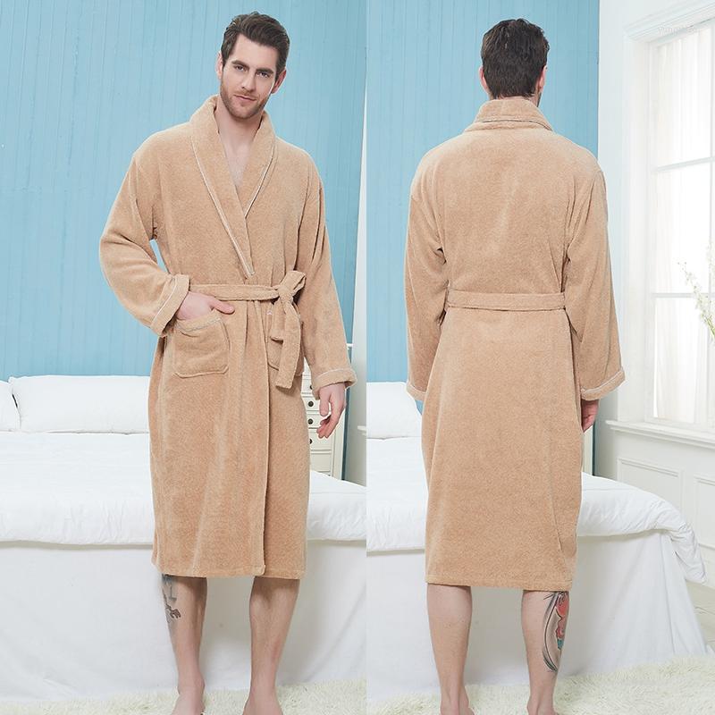 Men's Sleepwear Winter Bathrobe Men Cotton Thick Warm Towel Couple Plus Size Pajamas Nightgown And Women Autumn, Blue
Men's Sleepwear Winter Bathrobe Men Cotton Thick Warm Towel Couple Plus Size Pajamas Nightgown And Women Autumn, Blue
