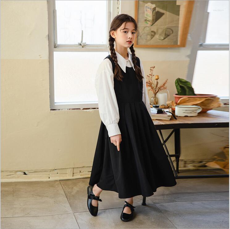 Clothing Sets Boutique Kids 2 Pcs 2022 White Cotton Shirts And BBack Dresses Gilrs Clothes 6 8 10 12 Year, Black
Clothing Sets Boutique Kids 2 Pcs 2022 White Cotton Shirts And BBack Dresses Gilrs Clothes 6 8 10 12 Year, Black