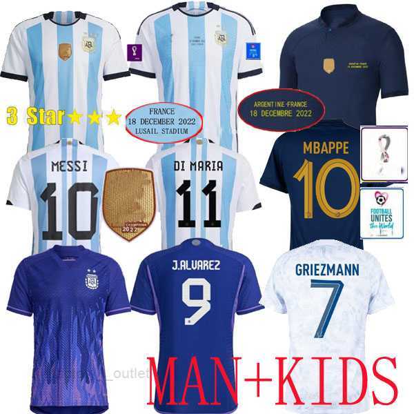 2022 French fra nce MBAPPE soccer jerseyS champions ARGENTINA 3 star final DI MARIA 2023 GIROUD alvarez Maillot de foot equipe Maillots kids man, 2022 home man 1
2022 French fra nce MBAPPE soccer jerseyS champions ARGENTINA 3 star final DI MARIA 2023 GIROUD alvarez Maillot de foot equipe Maillots kids man, 2022 home man 1